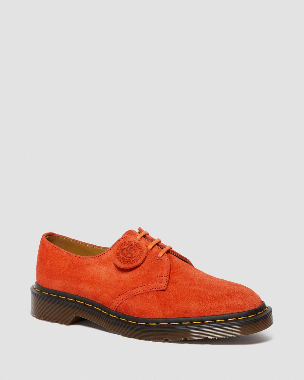 Dr Martens 1461 Made In England Suede Oxford Topánky Damske ( Oranžové ) SK 389-MGSCFK